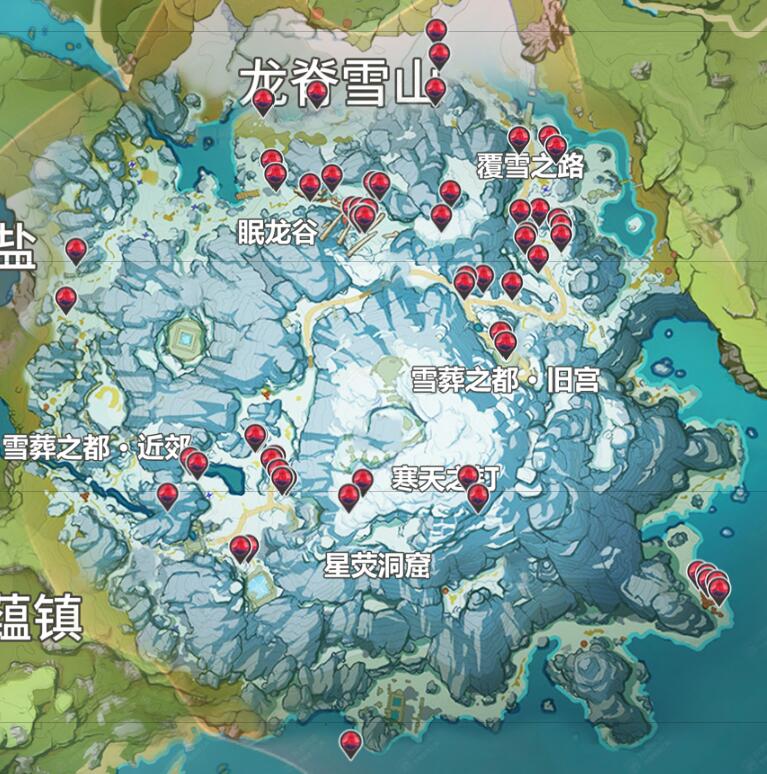 原神深赤之石位置分布一览