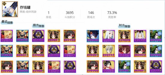  阴阳师六月各区斗技登顶阵容一览