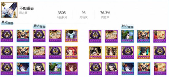 阴阳师8月5日斗技阵容登顶一览