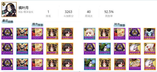 阴阳师7月29日斗技阵容一览