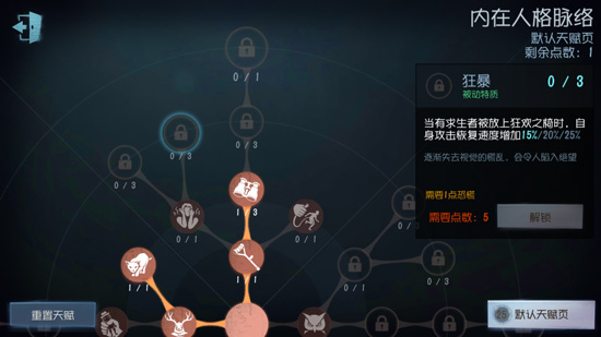 第五人格监管者人格天赋介绍