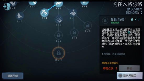 第五人格人皇三大人格天赋加点建议