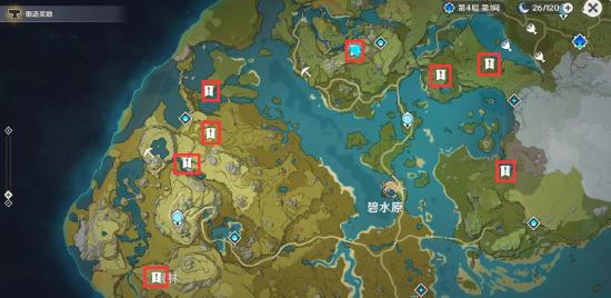 原神璃月地灵龛分布一览