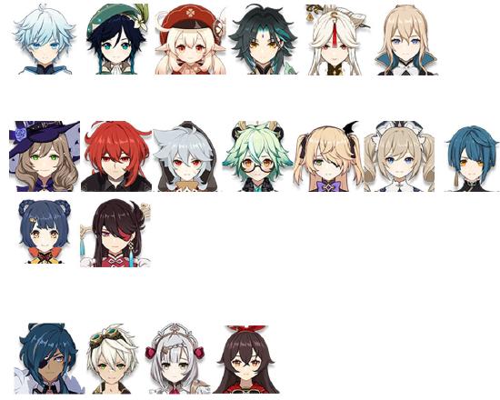 原神角色培养推荐