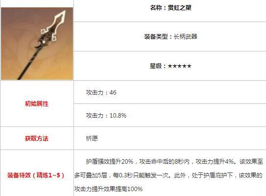 原神钟离武器选择推荐