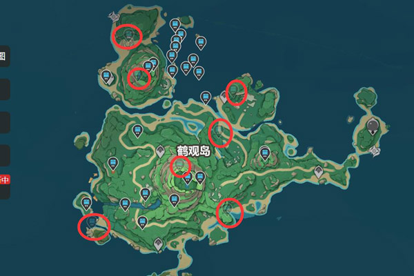 原神知比山石板位置一览