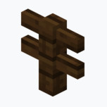 我的世界深色橡木围墙制作方法