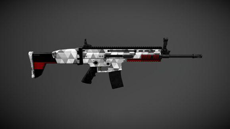 和平精英SCAR-L三角系列皮肤一览