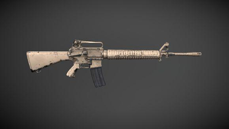 和平精英M16A4水泥系列皮肤一览