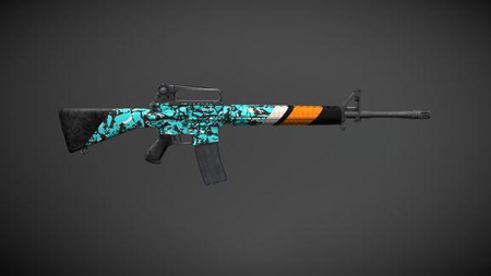 和平精英M16A4蓝宝石皮肤一览