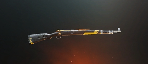 和平精英98K黄色极简皮肤一览