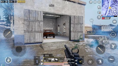 和平精英雪地地图双池镇玩法解析