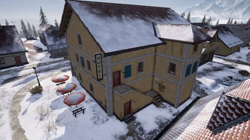 和平精英雪地地图房型解析