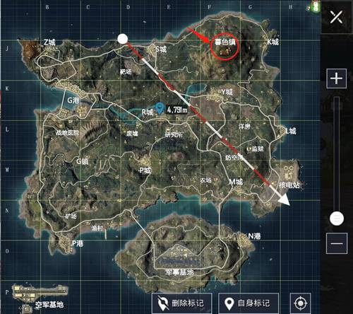 和平精英暮色镇卡点位置分享