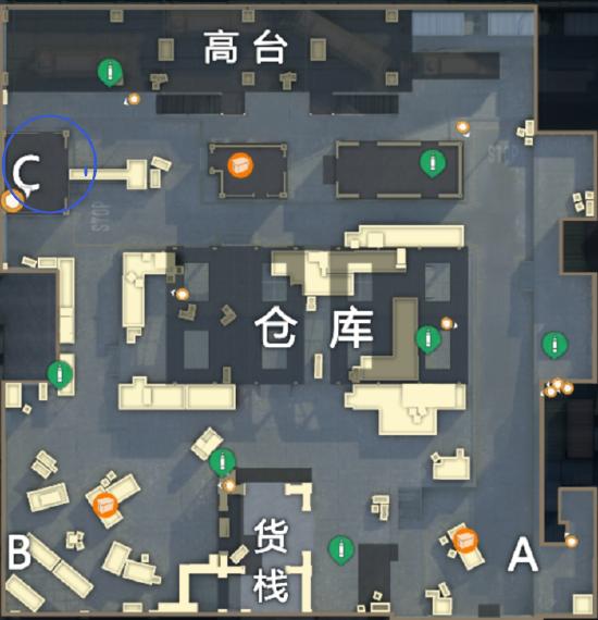 和平精英突变团竞火车站地图解析