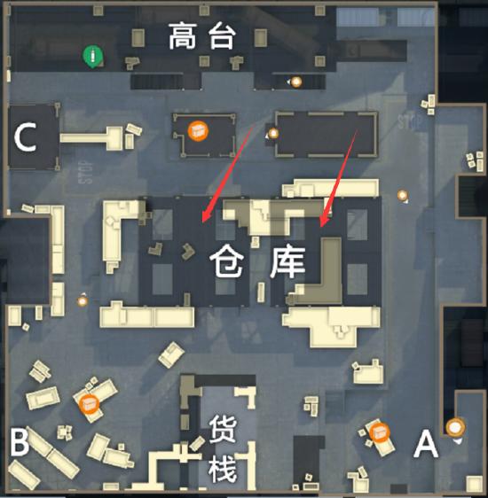 和平精英突变团竞火车站地图解析