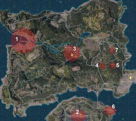 和平精英跳伞地点选择推荐