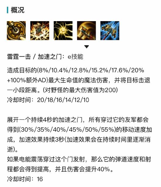 英雄联盟杰斯天赋出装推荐