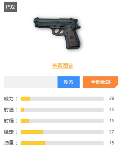 和平精英手枪排行榜一览