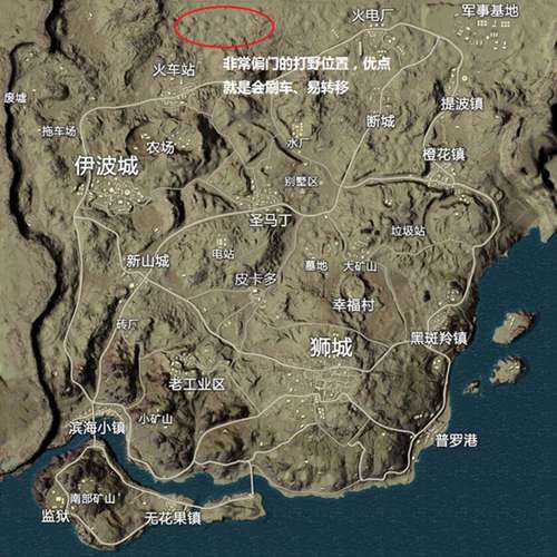 和平精英沙漠隐藏富饶野区汇总