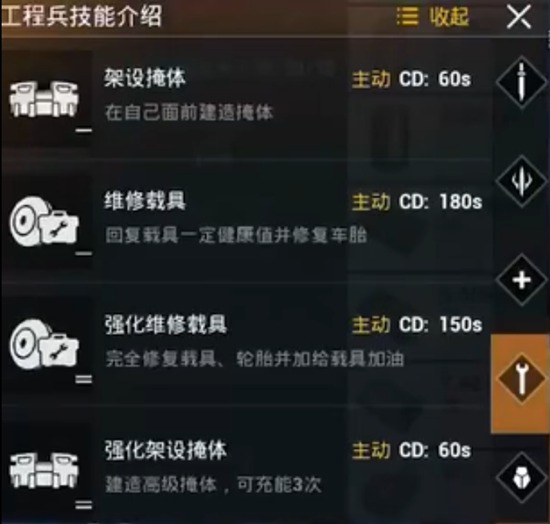 和平精英特种作战工种一览