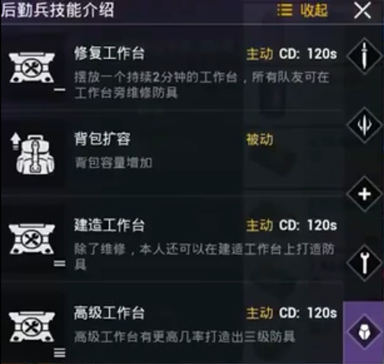 和平精英特种作战工种一览