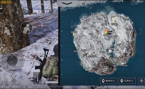 和平精英利用脚印快速击杀敌人技巧