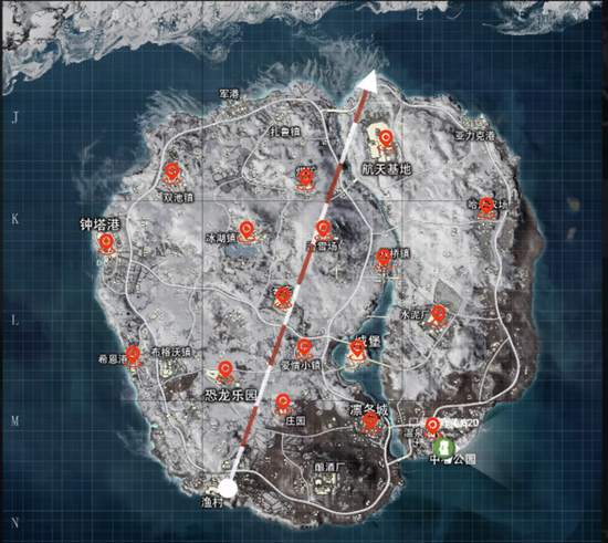 和平精英极寒物资箱藏宝图一览