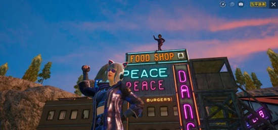 和平精英炫酷赛博朋克新景点打卡一览