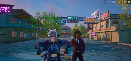 和平精英炫酷赛博朋克新景点打卡一览