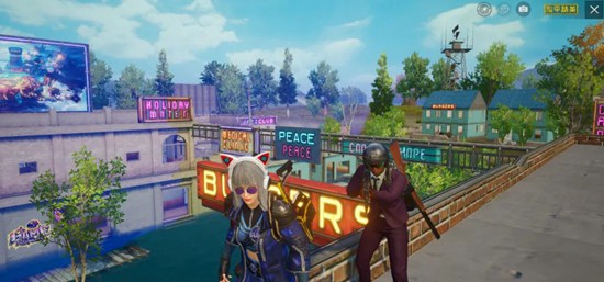 和平精英炫酷赛博朋克新景点打卡一览