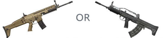 和平精英QBZ与SCAR-L对比分析