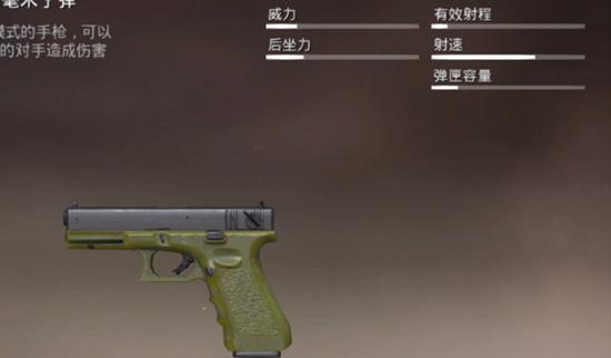 和平精英手枪强度解析