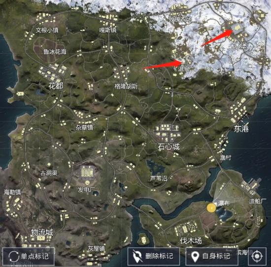 和平精英山谷地图资源点一览