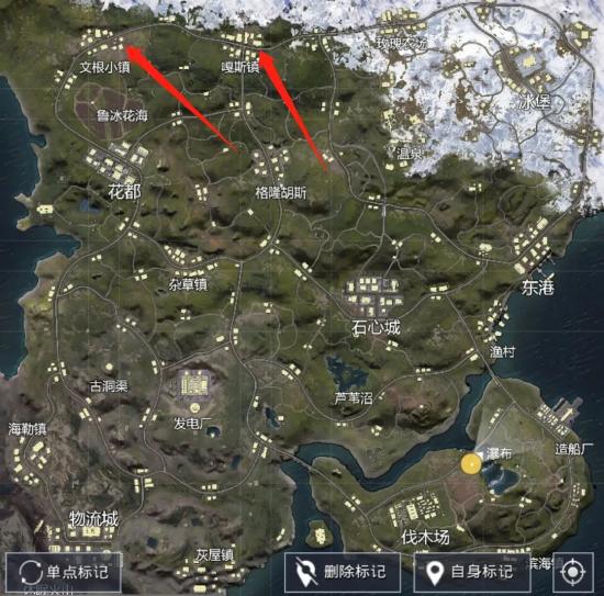 和平精英山谷地图资源点一览