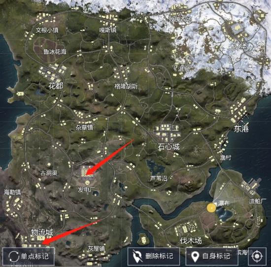 和平精英山谷地图资源点一览