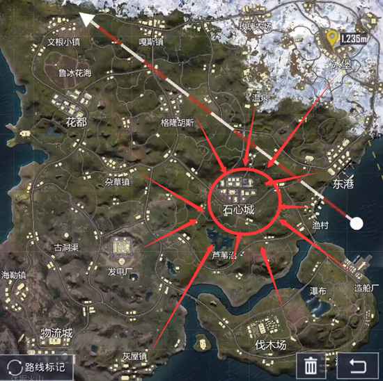 和平精英山谷地图战术打法解析