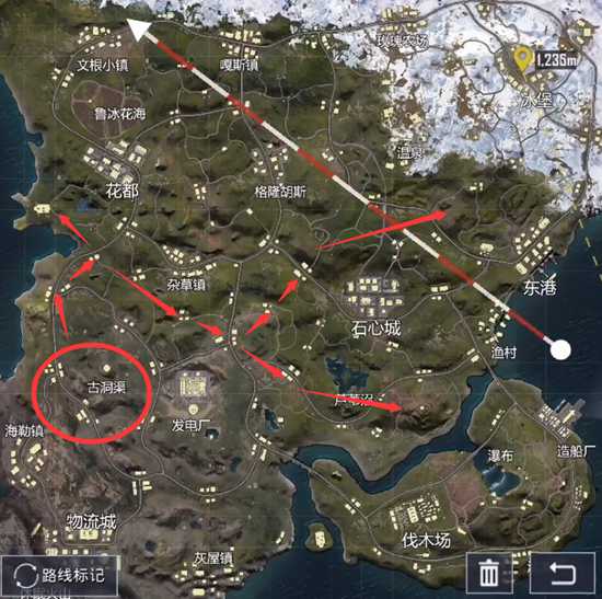 和平精英山谷地图战术打法解析