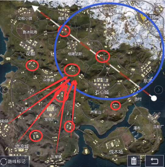 和平精英山谷地图战术打法解析