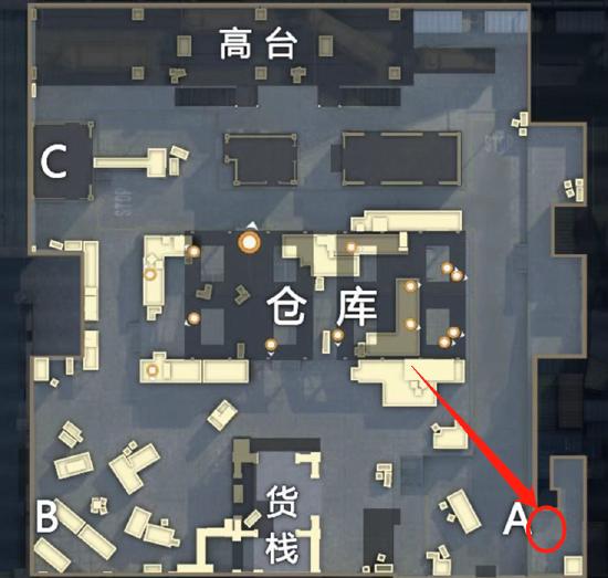 和平精英突变团竞卡点位一览