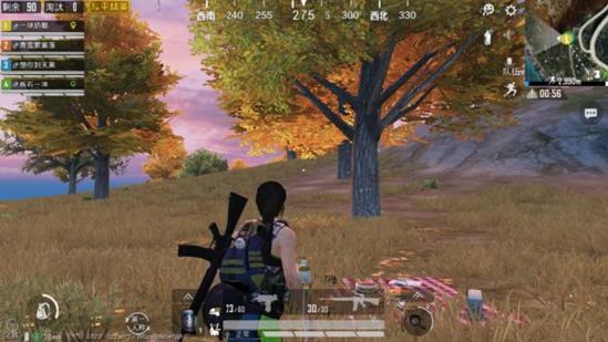 和平精英探秘回归后的枫叶林