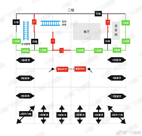 明日之后中式四合院房子设计图纸一览