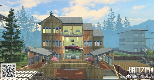 明日之后中式拱桥别墅房子设计图一览