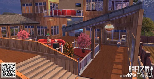 明日之后中式拱桥别墅房子设计图一览