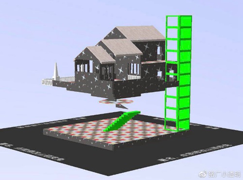 明日之后浮空小别墅平面设计图一览
