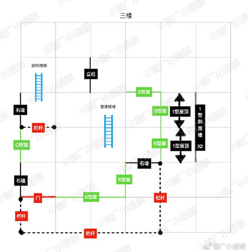 明日之后圣诞小屋平面设计图一览