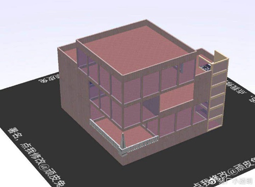 明日之后落地窗别墅平面设计图一览
