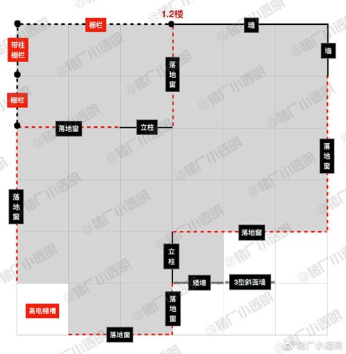 明日之后落地窗别墅平面设计图一览