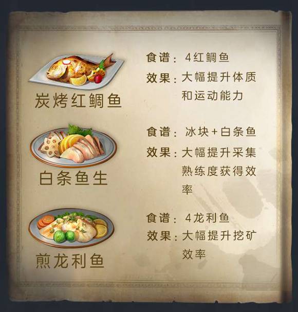 明日之后新鱼类汇总