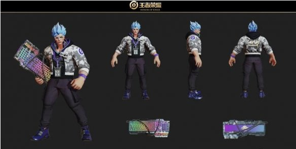 王者荣耀典韦蓝屏警告星元皮肤特效一览